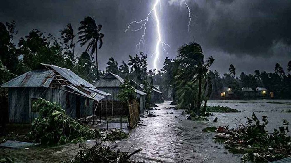 সাগরে লঘুচাপ: সাত জেলায় ঝোড়ো হাওয়াসহ বৃষ্টির পূর্বাভাস